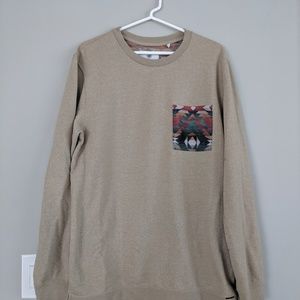 On The Byas Pullover Crewneck Sweater with Pocket